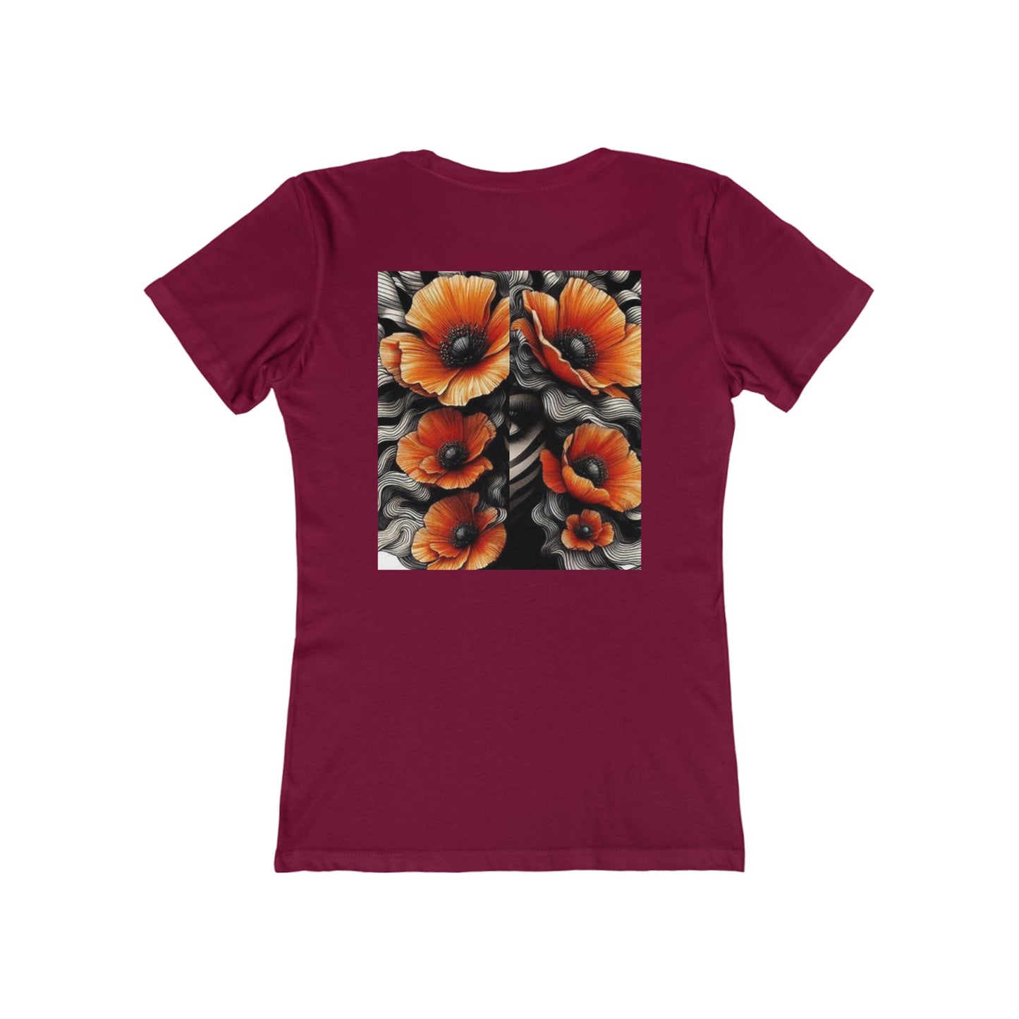 Zebra Fantasy The Boyfriend Tee for Women #ZF17