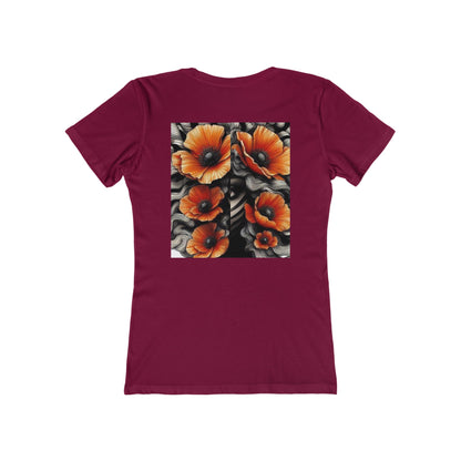 Zebra Fantasy The Boyfriend Tee for Women #ZF17