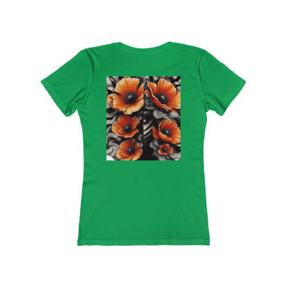 Zebra Fantasy The Boyfriend Tee for Women #ZF17