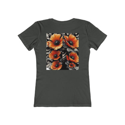 Zebra Fantasy The Boyfriend Tee for Women #ZF17