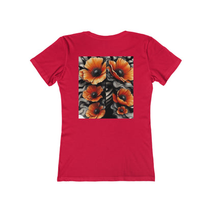 Zebra Fantasy The Boyfriend Tee for Women #ZF17