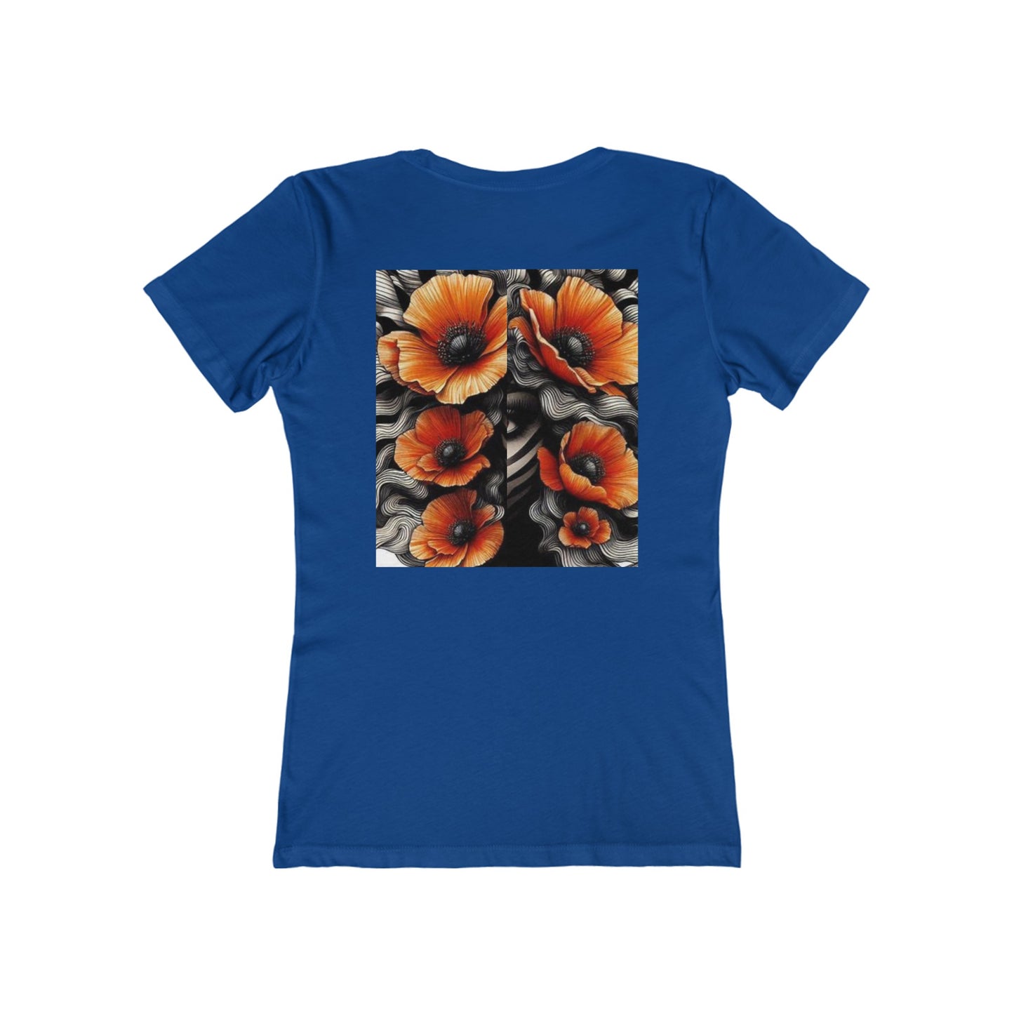 Zebra Fantasy The Boyfriend Tee for Women #ZF17