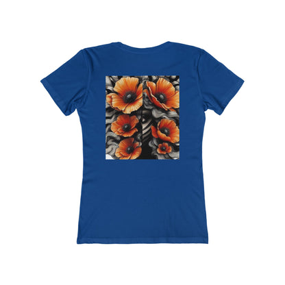 Zebra Fantasy The Boyfriend Tee for Women #ZF17
