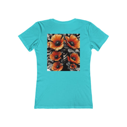Zebra Fantasy The Boyfriend Tee for Women #ZF17