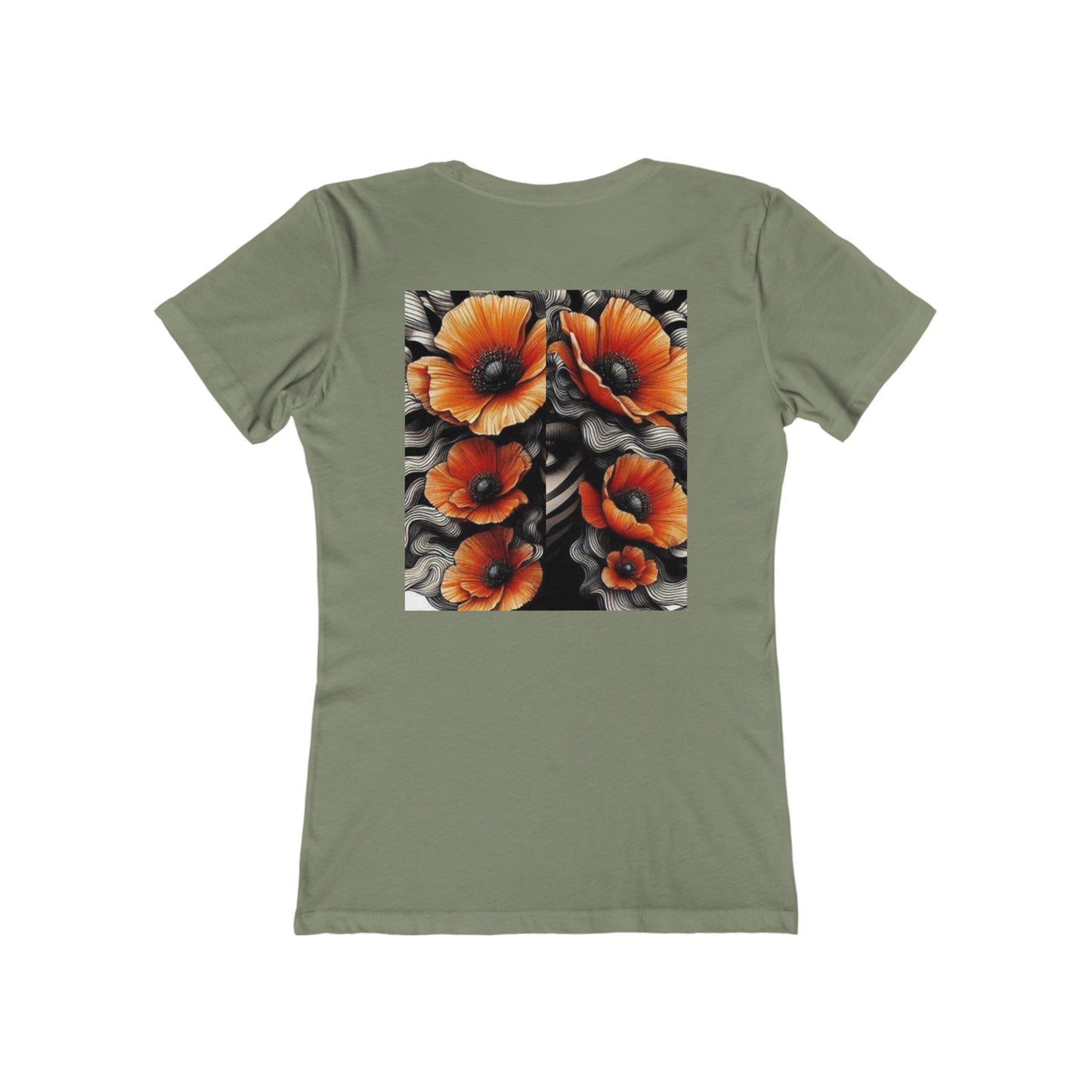 Zebra Fantasy The Boyfriend Tee for Women #ZF17