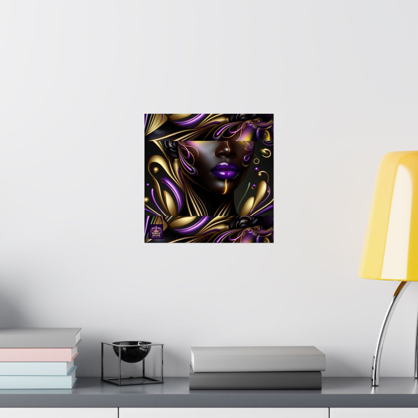 Purrple Reign Matte Vertical Posters #PR7