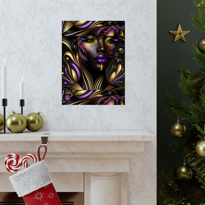 Purrple Reign Matte Vertical Posters #PR7