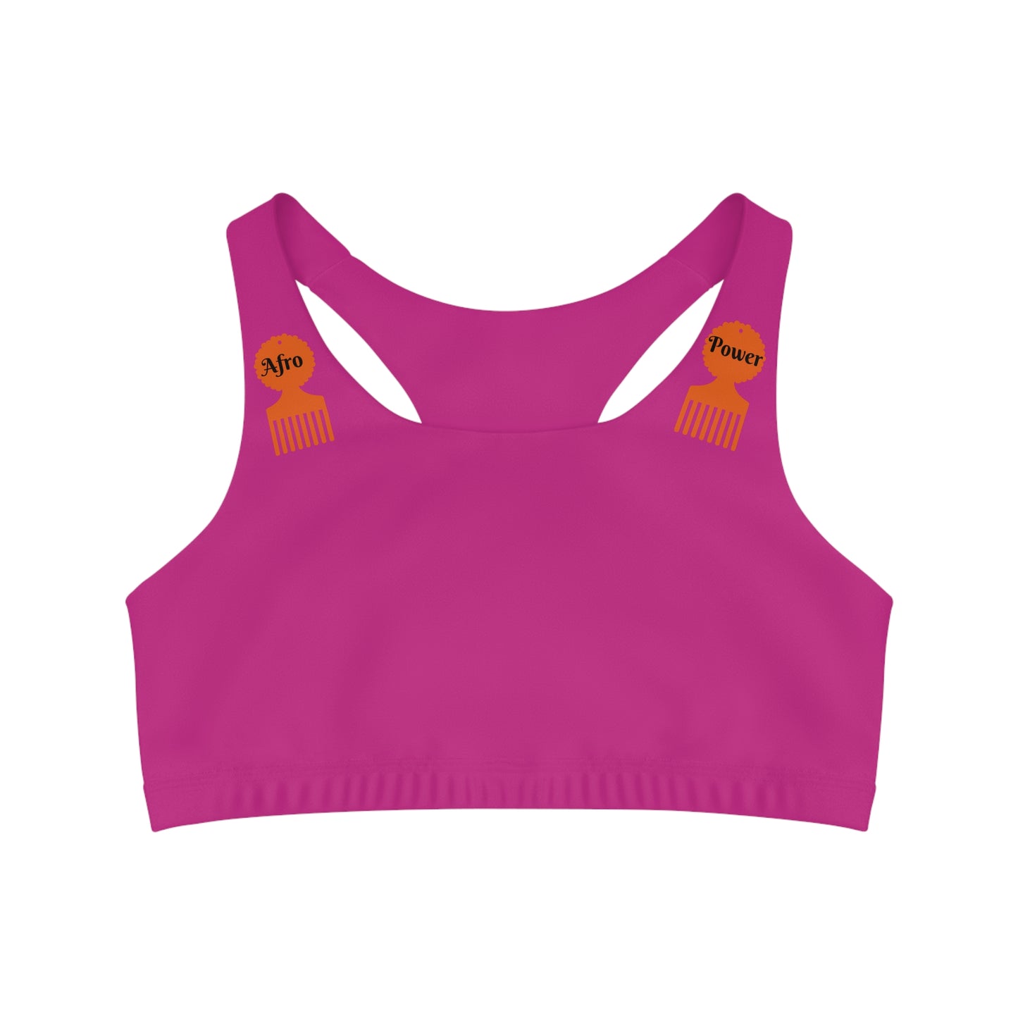 Afro Power Seamless Sports Bra (AOP) #AP1