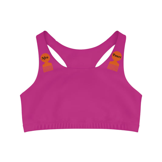 Afro Power Seamless Sports Bra (AOP) #AP1