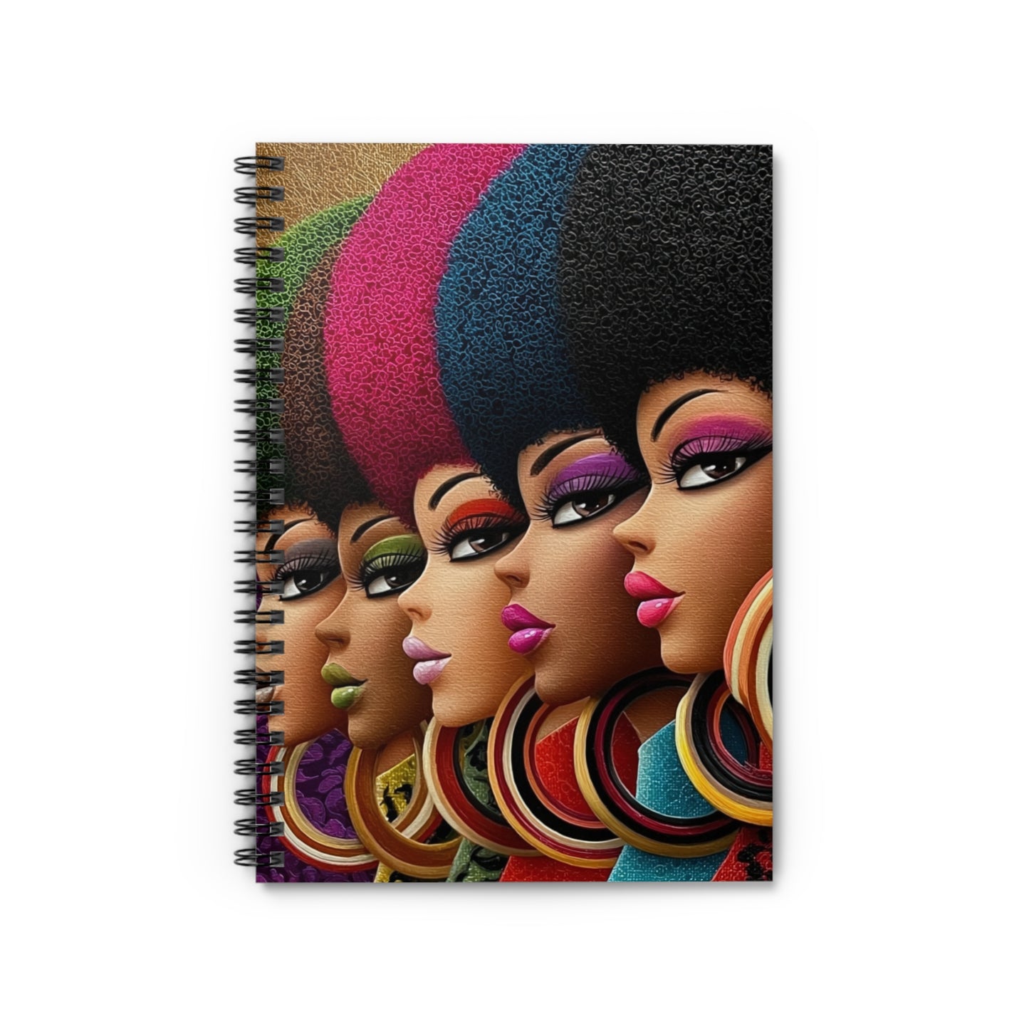 Vibrant Afro-Chic Spiral Notebook, Colorful Notebook for Writers, Gift for [...]
