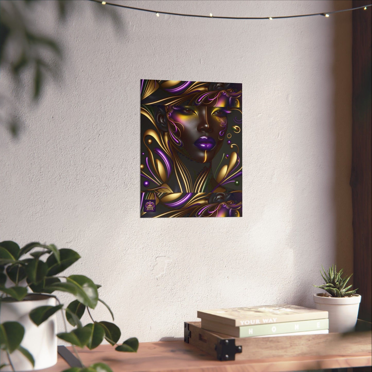 Purrple Reign Matte Vertical Posters #PR7