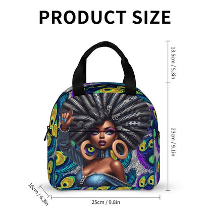 Large Insulated Lunch Totes for Adults (All-Over Printing)