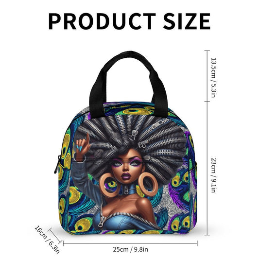 Large Insulated Lunch Totes for Adults (All-Over Printing)