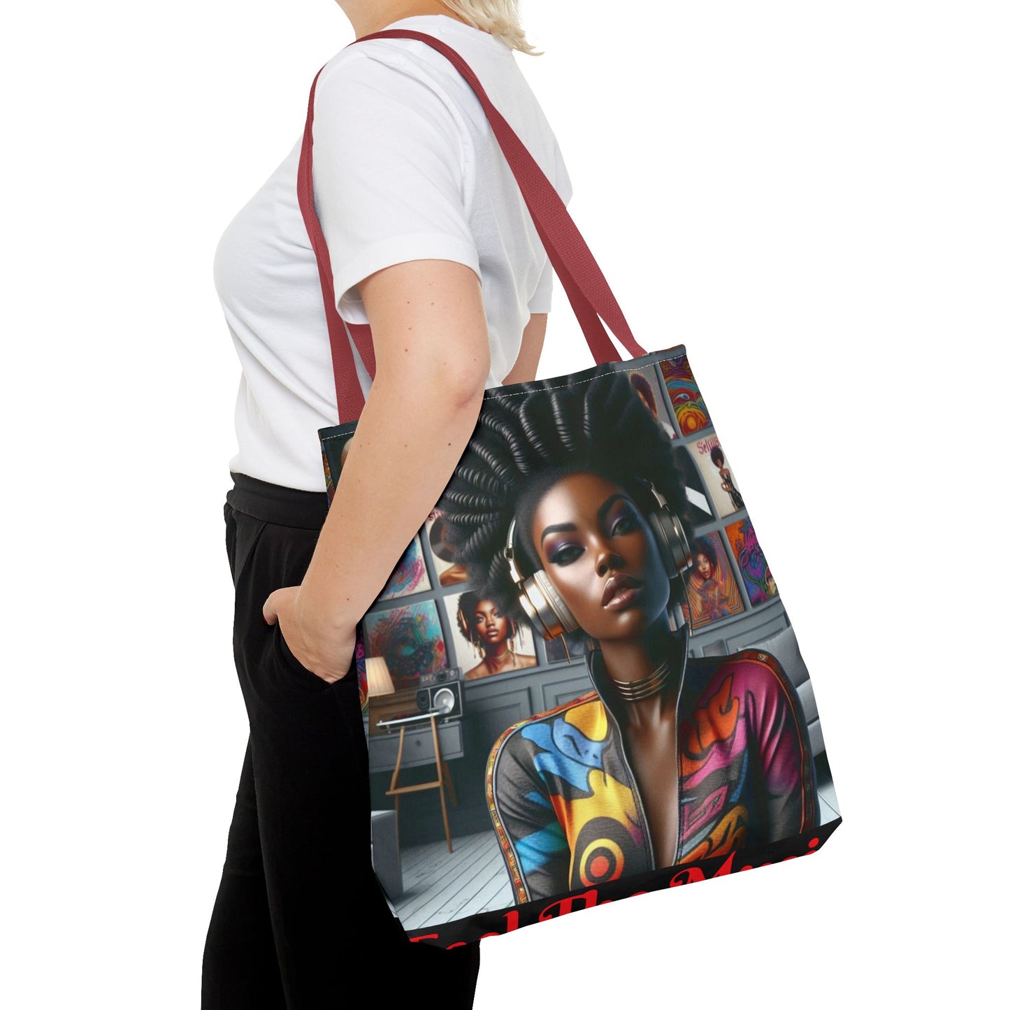 Feel The Music Tote Bag (AOP) #FM18