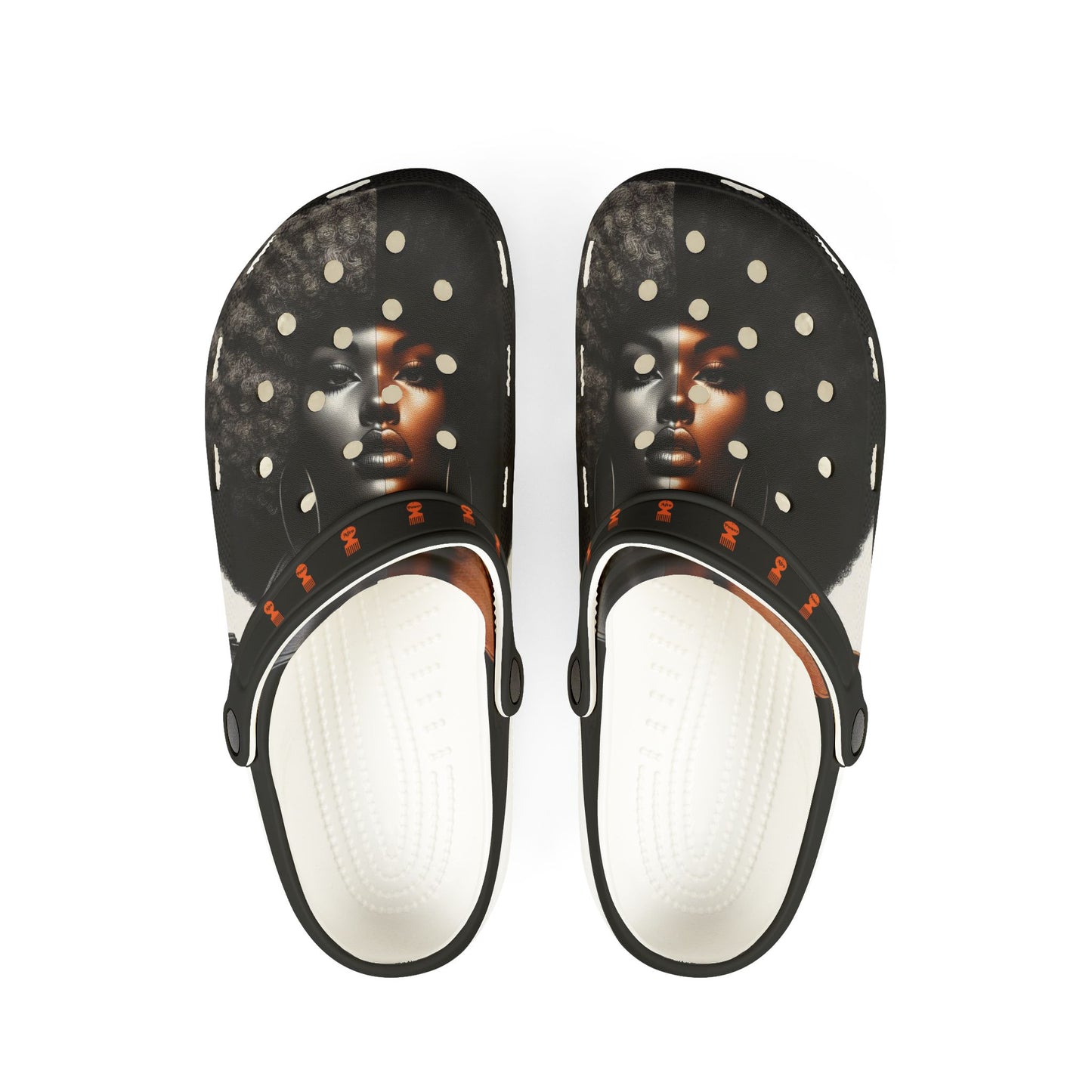 Afro Power EVA Foam Rubber Shoes (AOP) #AP1