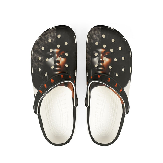 Afro Power EVA Foam Rubber Shoes (AOP) #AP1
