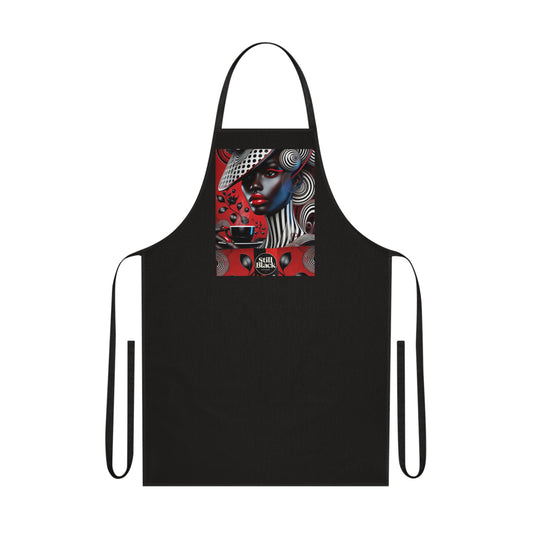 Still Black Cotton Apron #SB9