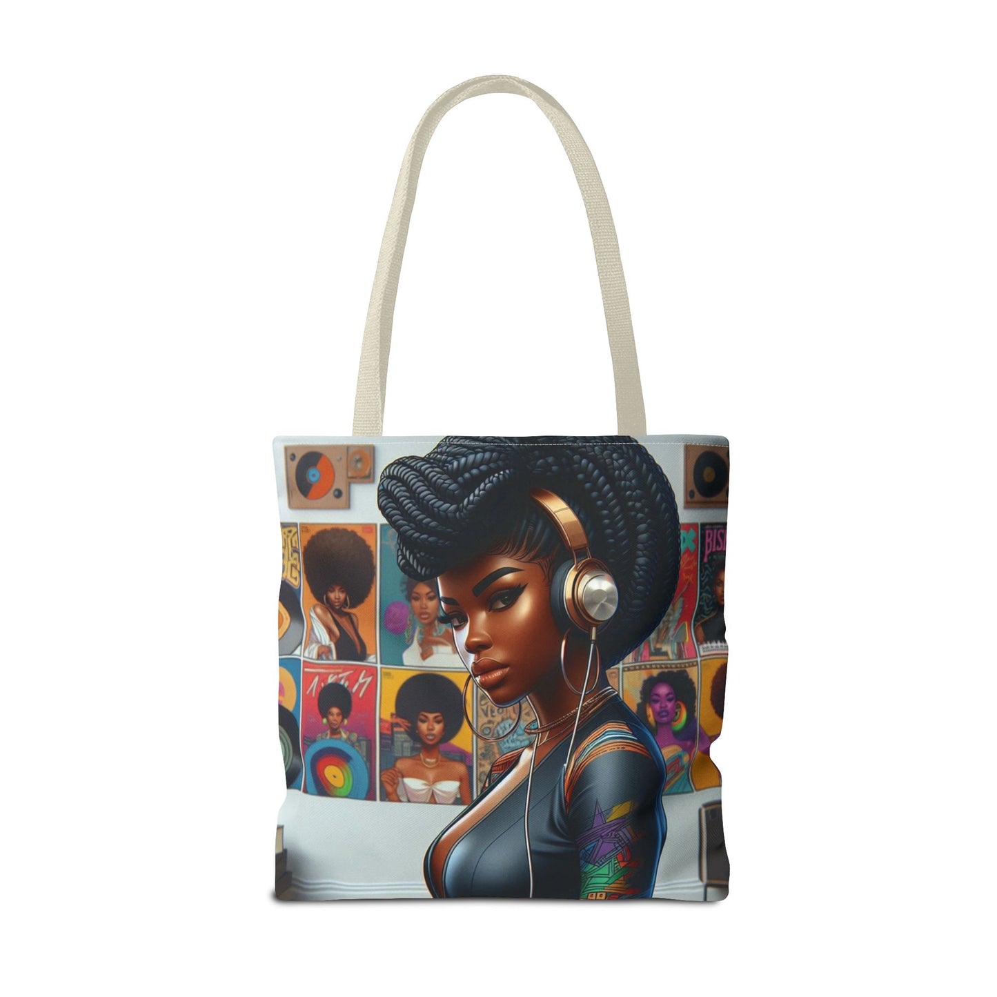 Feel The Music Tote Bag (AOP) #FM8