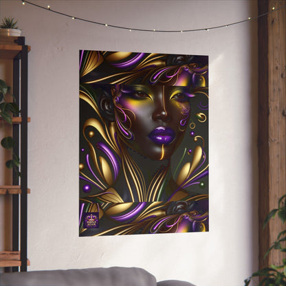 Purrple Reign Matte Vertical Posters #PR7