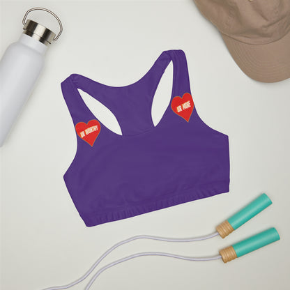UR Worthy-UR More Girls' Double Lined Seamless Sports Bra (AOP) #15