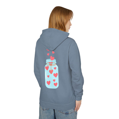 Affirmations Unisex Lightweight Hooded Sweatshirt #AU5
