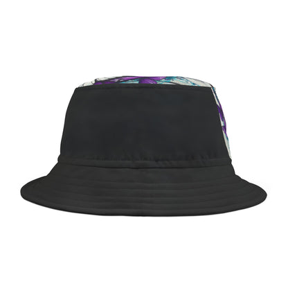 Butterfly Beauty Bucket Hat, Women's Fashion Denim Sun Hat, Trendy Blue