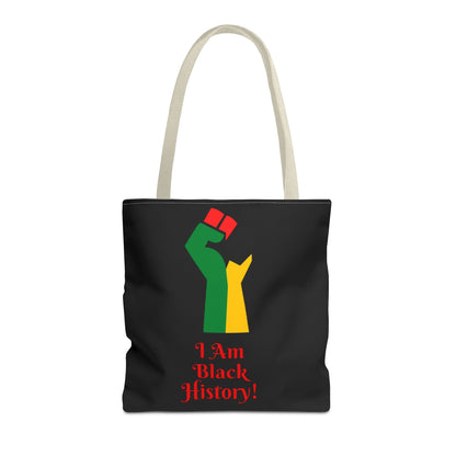 Empowering Black History Tote Bag - "I Am Black History!"