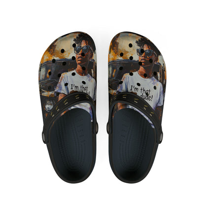 I'm That Dude EVA Foam Rubber Shoes (AOP) #1U