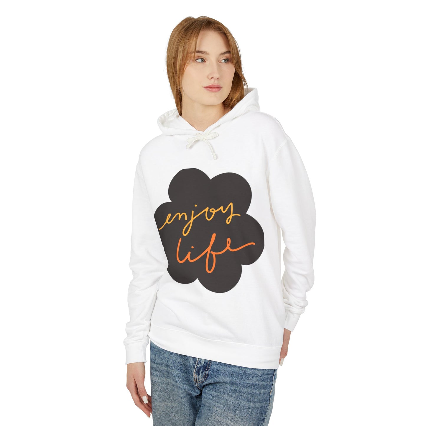Affirmations Unisex Lightweight Hooded Sweatshirt #AU4