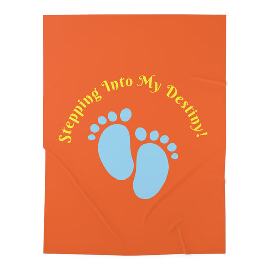 Stepping Into My Destiny Baby Swaddle Blanket #SID2