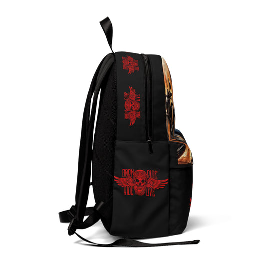 Born To Ride Unisex Classic Backpack #13M