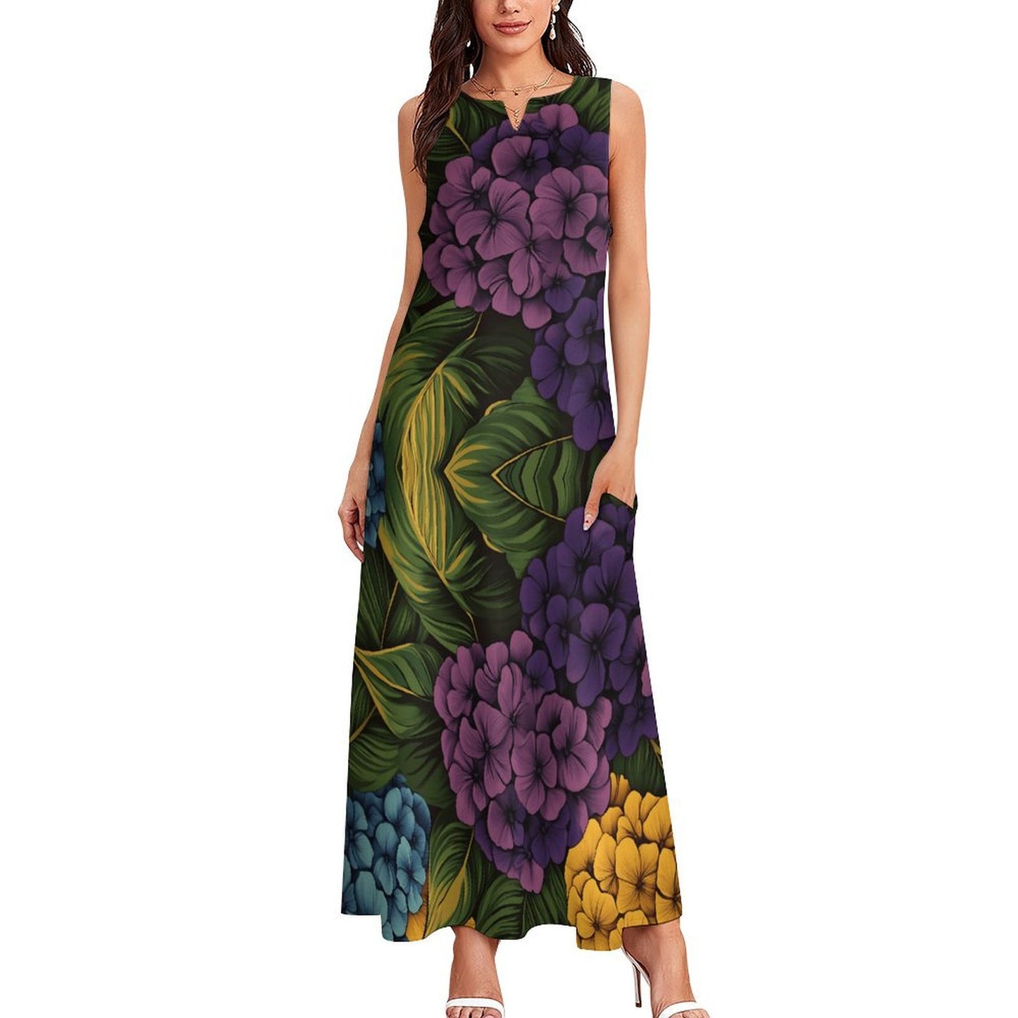 Long dress Sleeveless Long Dress (GQ)