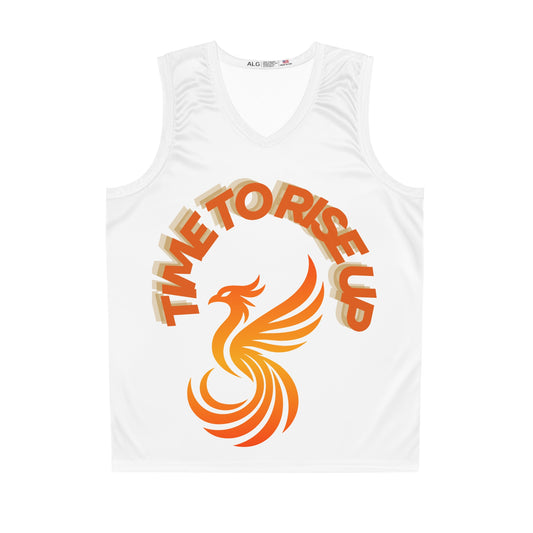 Time To Rise Up Basketball Jersey (AOP) #TTRU8
