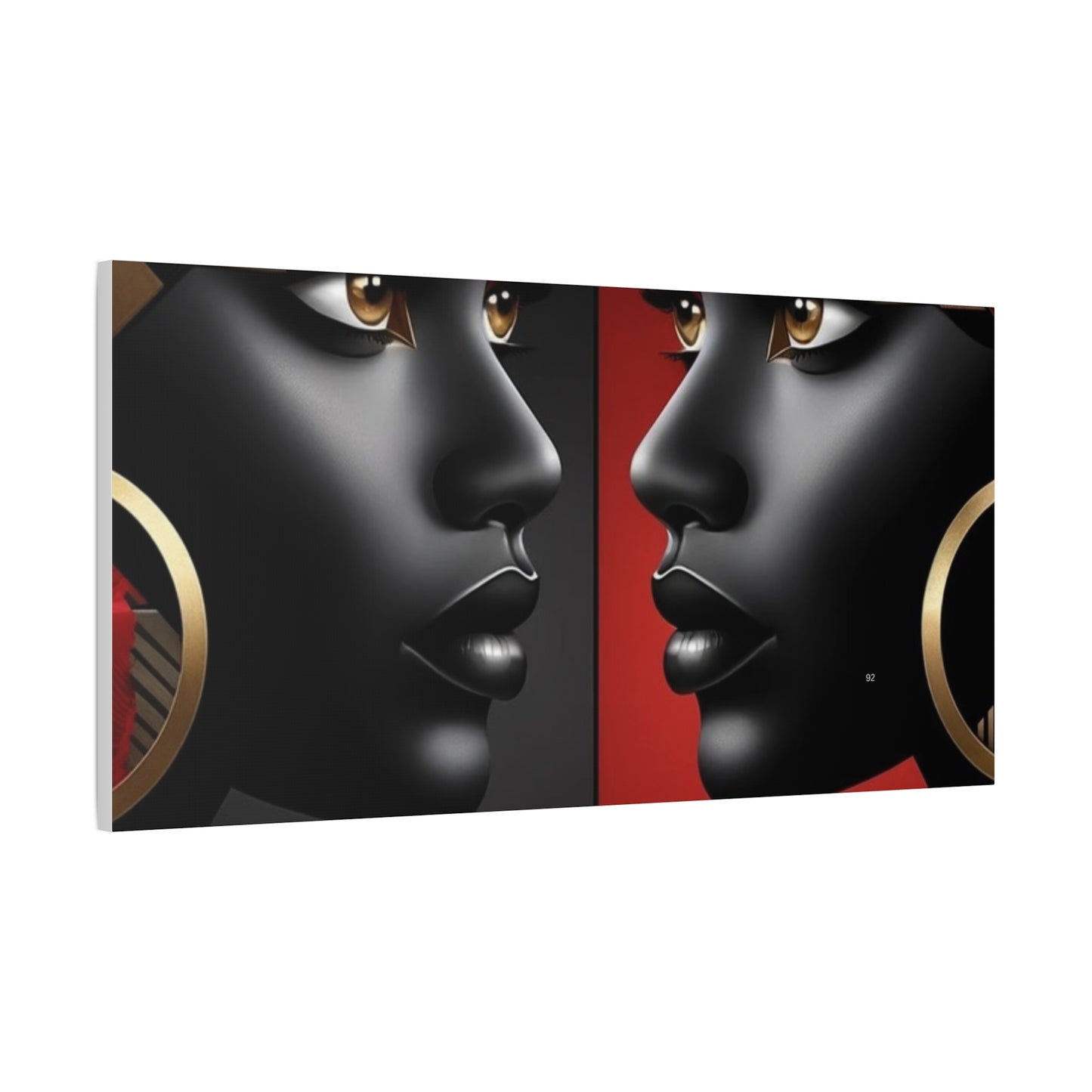Dual Faced Matte Canvas, Stretched, 1.25" #DF1