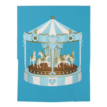 Merry Go Around Baby Swaddle Blanket #MGA1