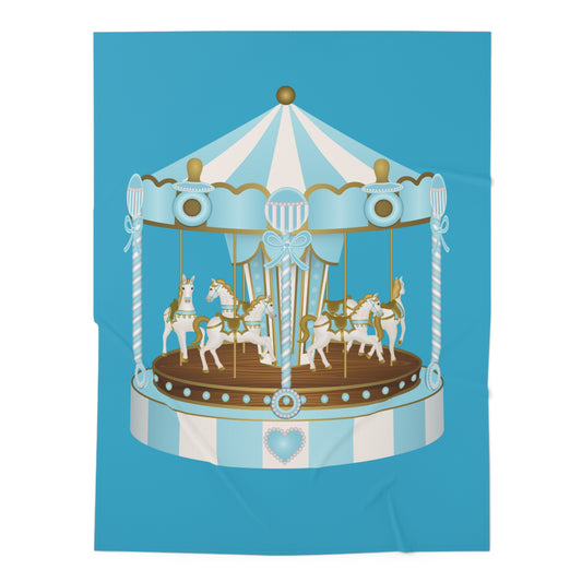 Merry Go Around Baby Swaddle Blanket #MGA1
