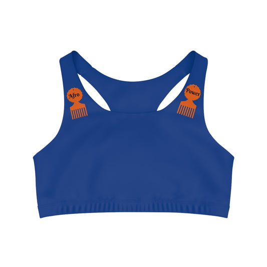 Afro Power Seamless Sports Bra (AOP) #AP1