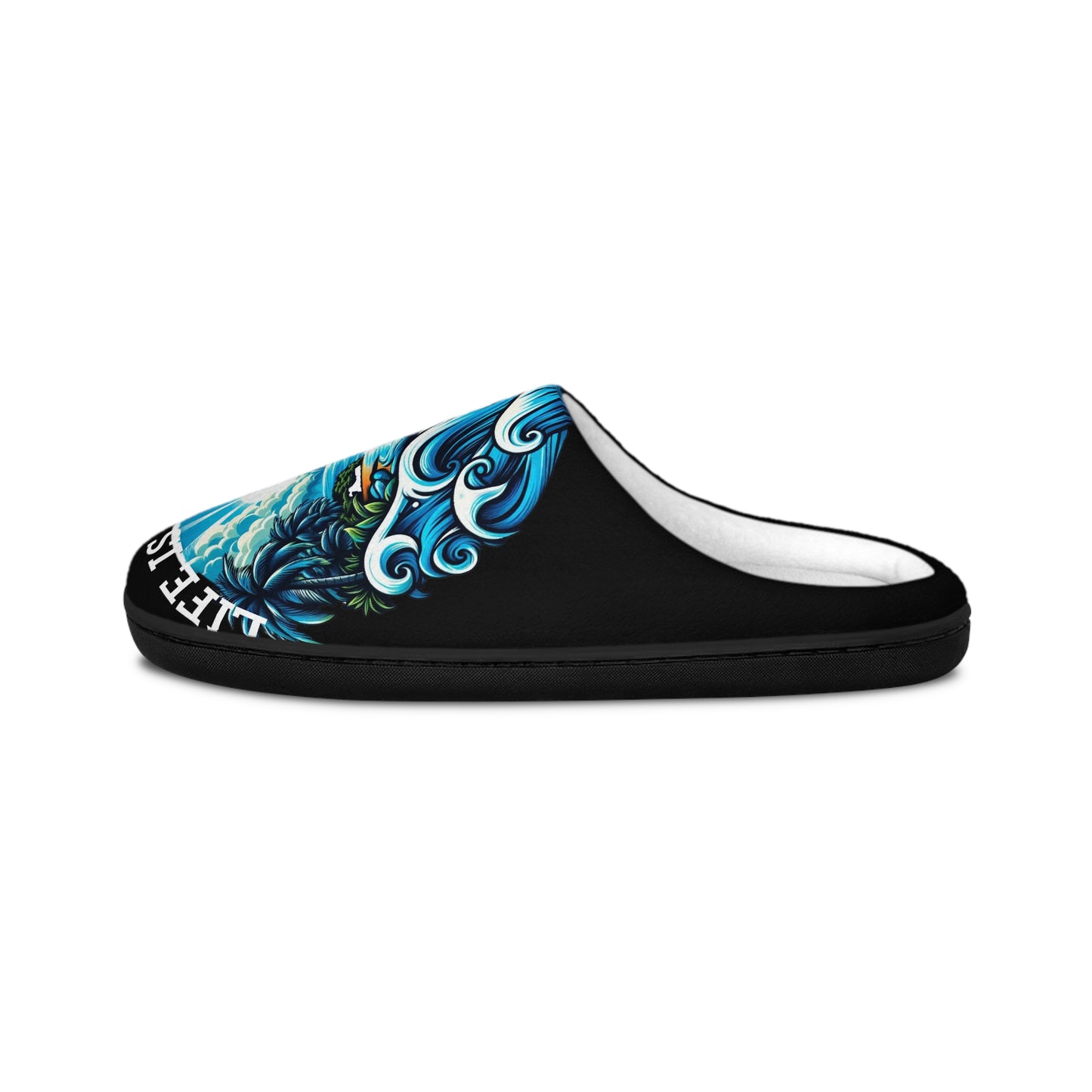 Life Is Wavy Men's Indoor Slippers #LIW1