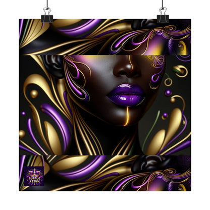 Purrple Reign Matte Vertical Posters #PR7