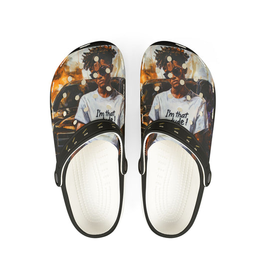 I'm That Dude EVA Foam Rubber Shoes (AOP) #1U