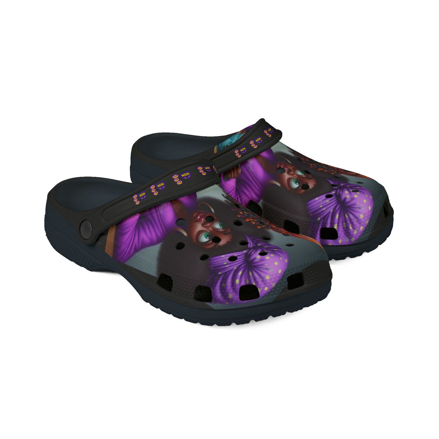 Monday Vibes EVA Foam Rubber Shoes (AOP) #MV1