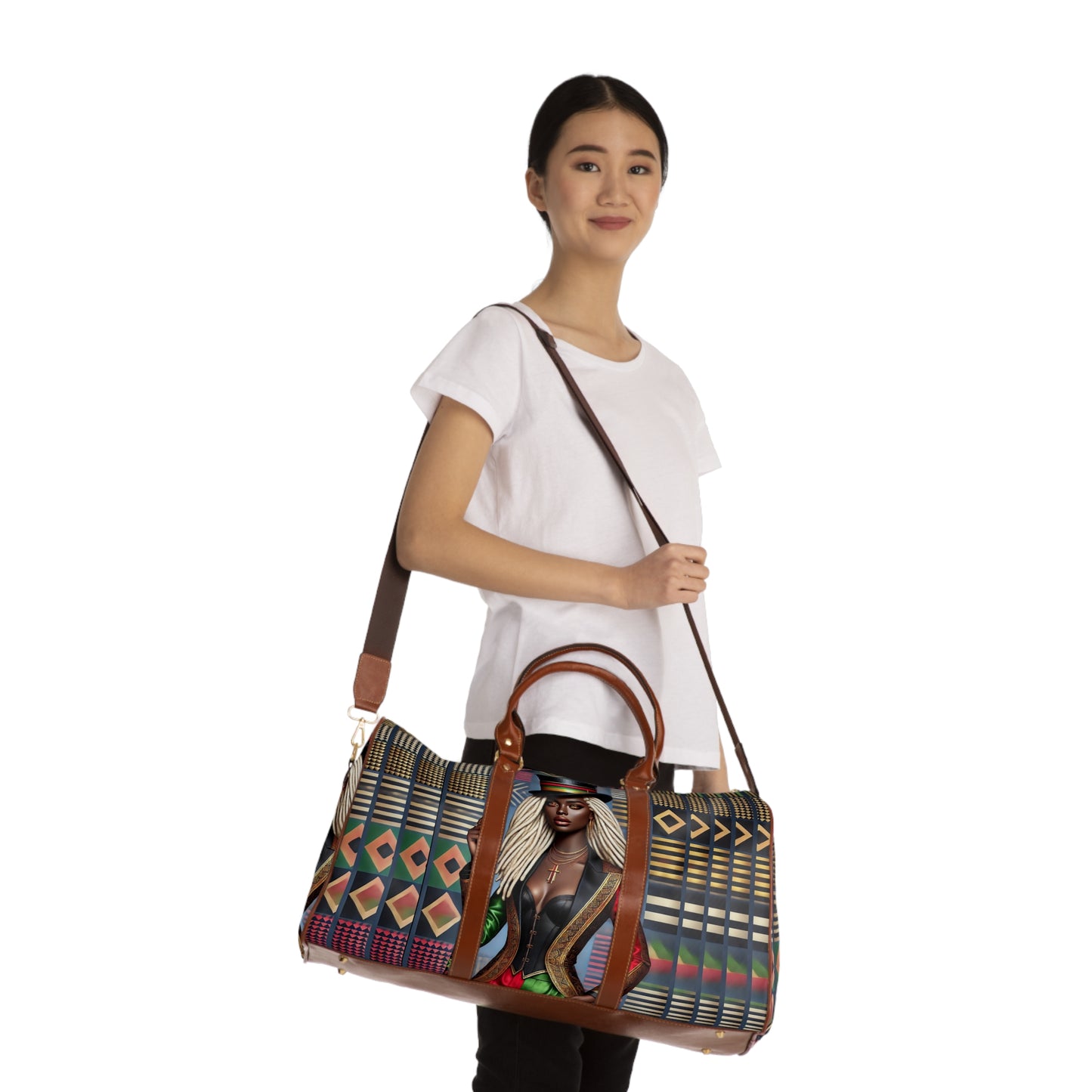 Cultural Elegance Waterproof Travel Bag #CE1