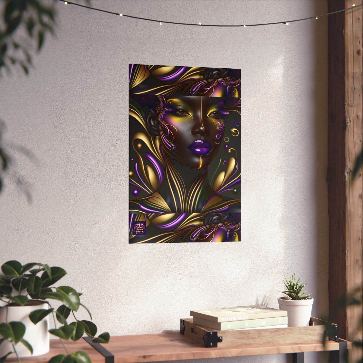 Purrple Reign Matte Vertical Posters #PR7