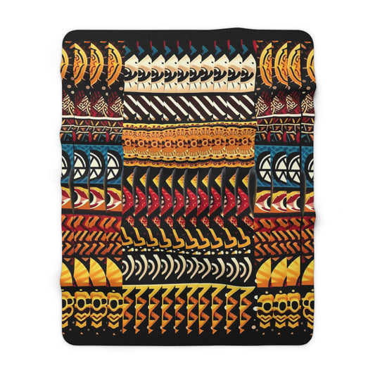 Cracked Beauty Sherpa Fleece Blanket #CB5
