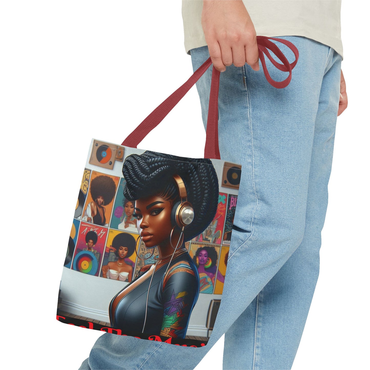 Feel The Music Tote Bag (AOP) #FM8