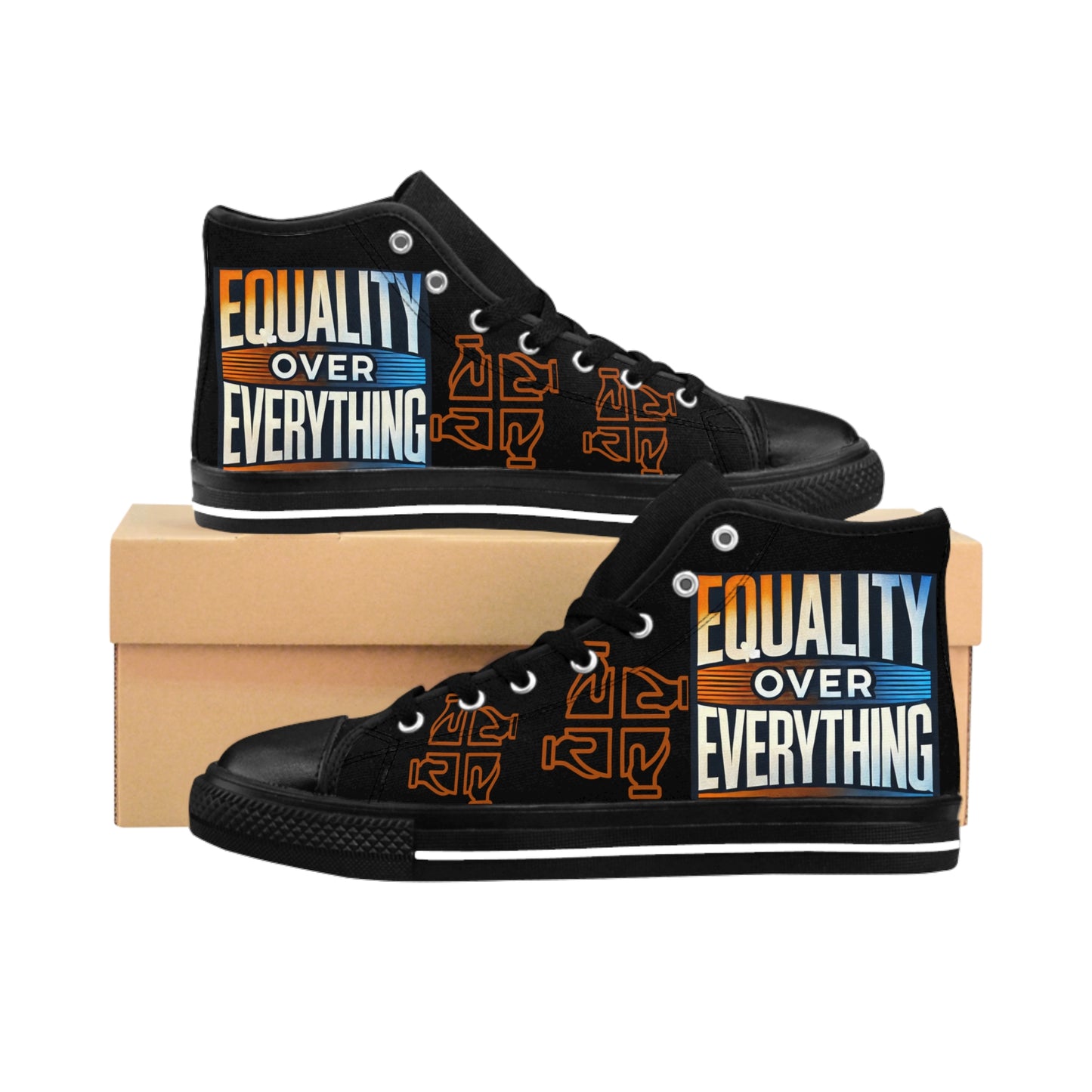 Equality Over Everything Men's Classic Sneakers #EOE2