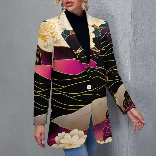 Women's casual suit All Over Print Women's Blazer