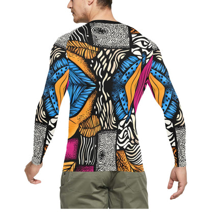 Men's Long Sleeve Swim Shirt (S39)