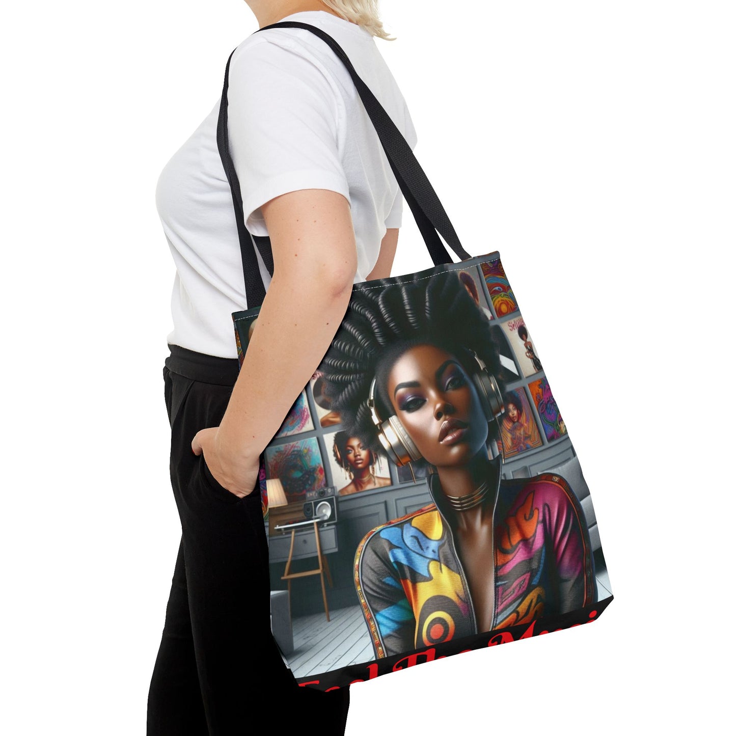 Feel The Music Tote Bag (AOP) #FM18