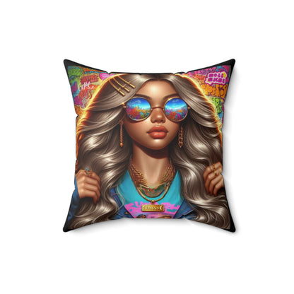 Future Boss Square Pillow #35